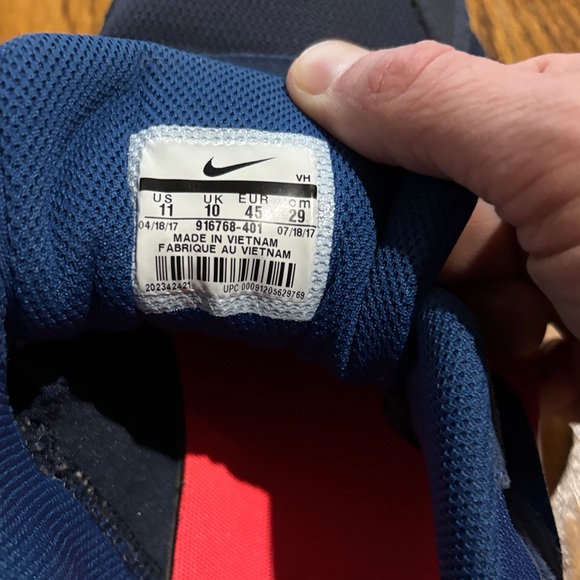 Nike Air Max Blue and Pink Sneakers - Picture 5 of 5